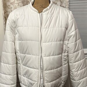Liz Claiborne White Puffer Jacket